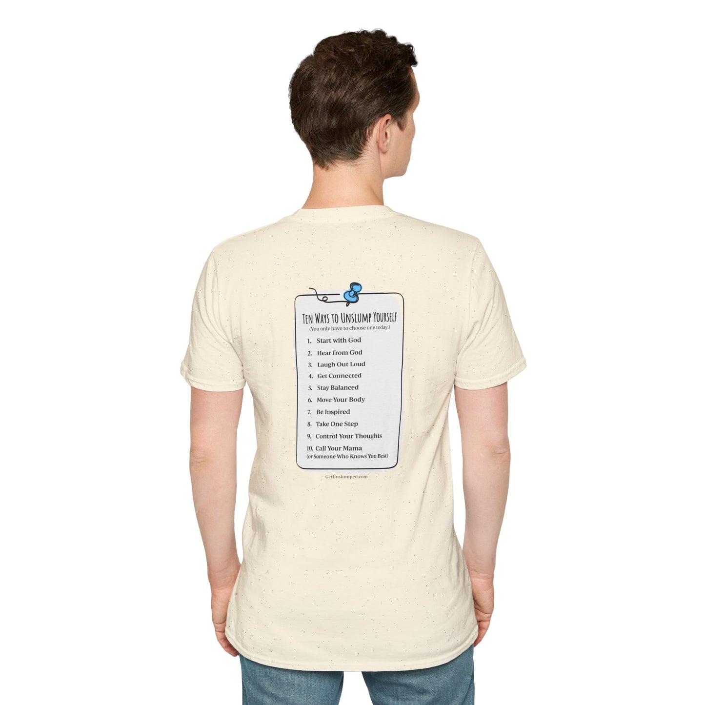 A Work in Progress (front) / The List (back) Light Unisex T-Shirt