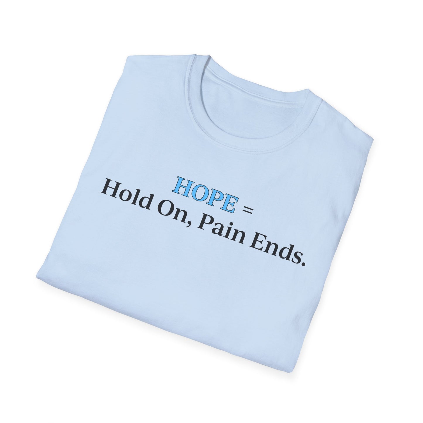 Hope (front only) Unisex t-shirt