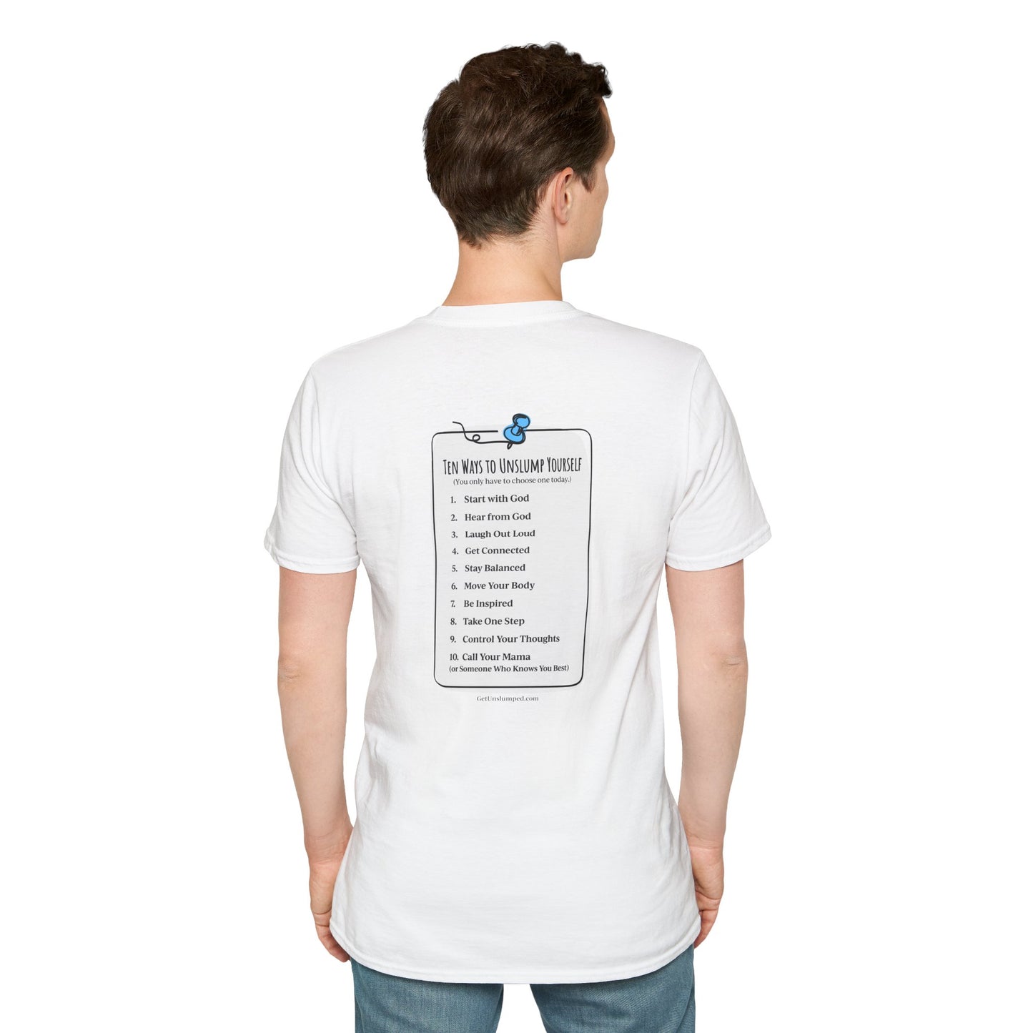 A Work in Progress (front) / The List (back) Light Unisex T-Shirt