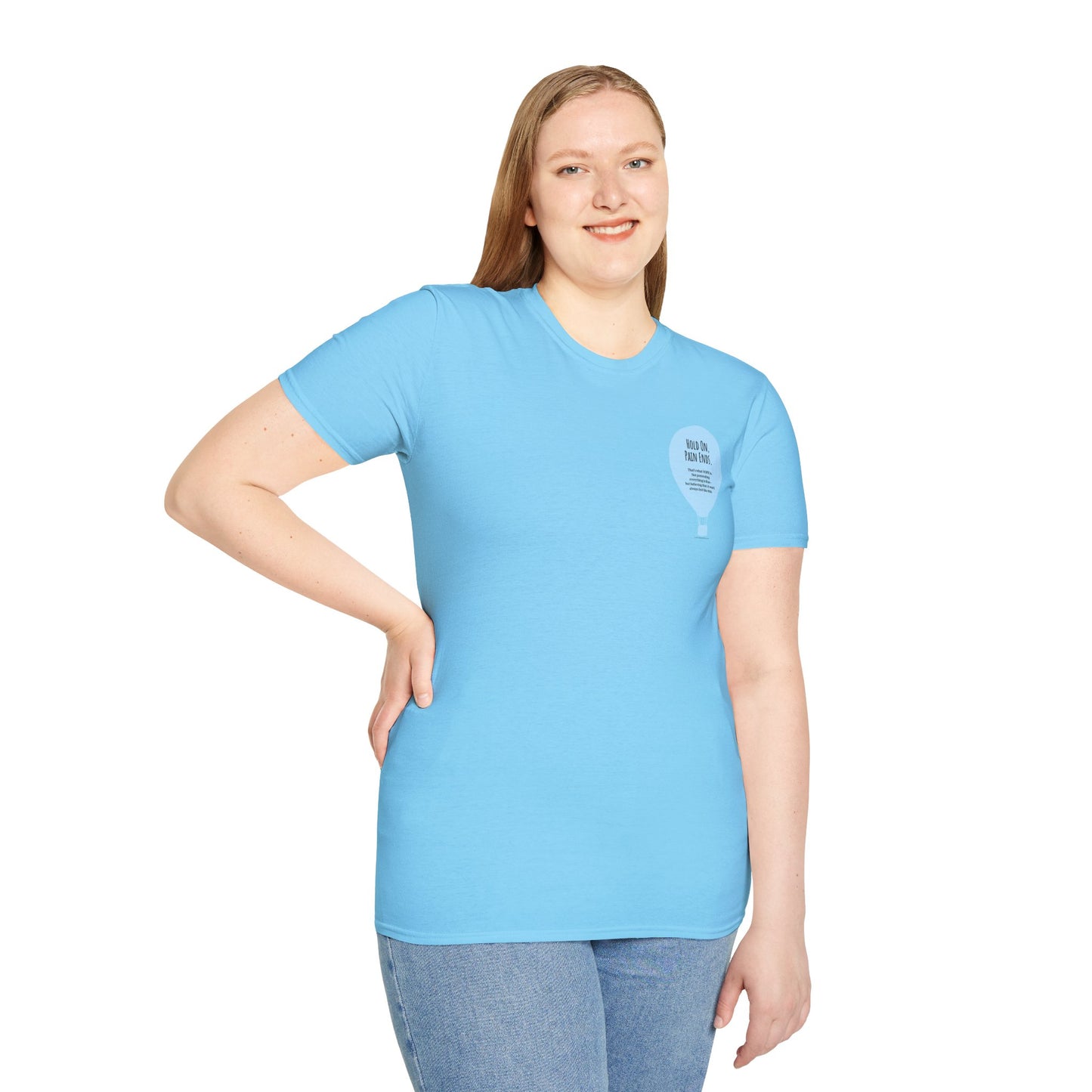 Balloon (front chest) / Put Some Life In Your Life (back) Unisex T-Shirt