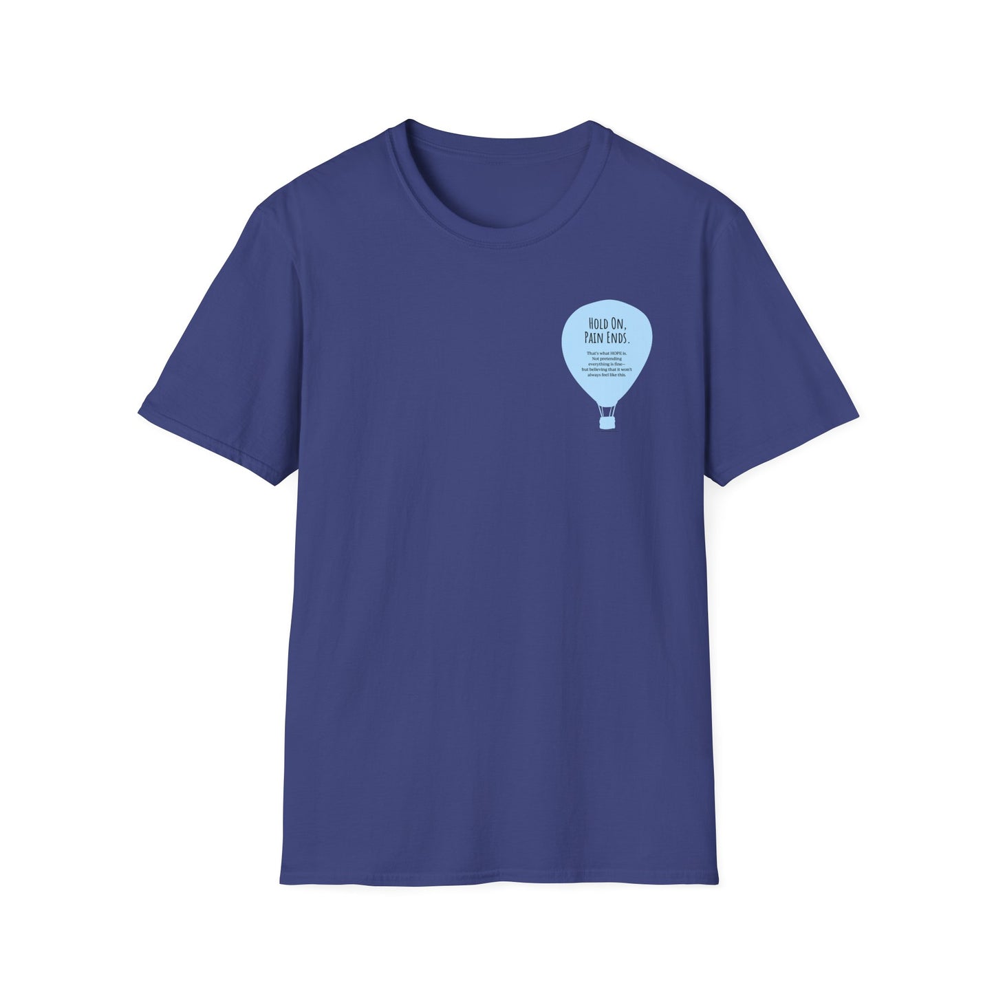 Balloon (front chest) / Put Some Life In Your Life (back) Unisex T-Shirt