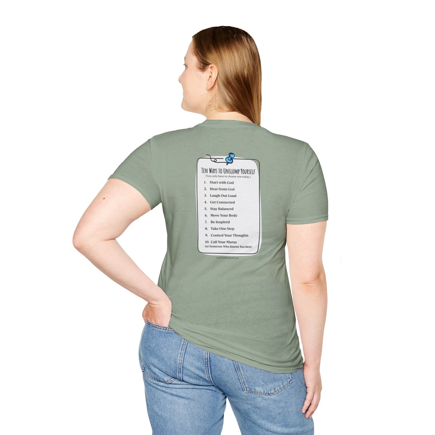 "You Matter" with 10 Ways List Unisex Softstyle T-Shirt
