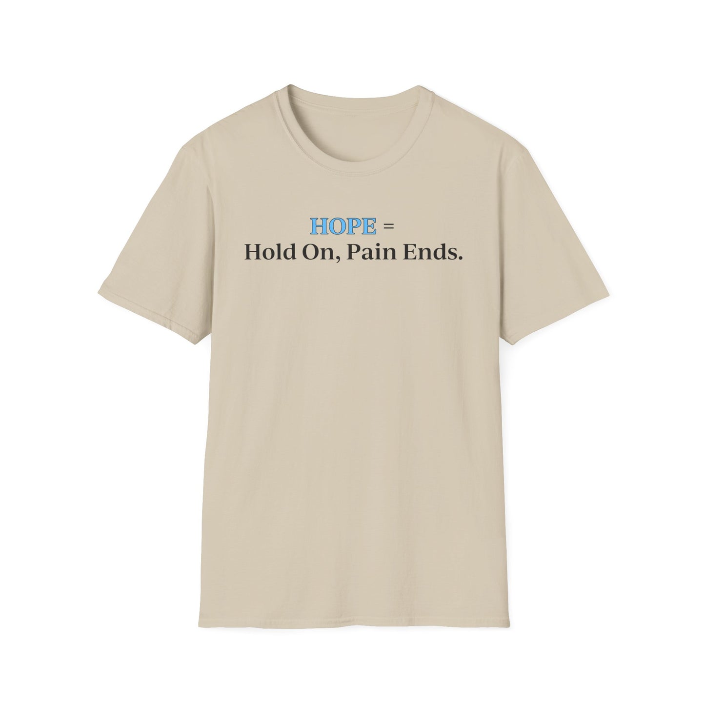 Hope (front only) Unisex t-shirt