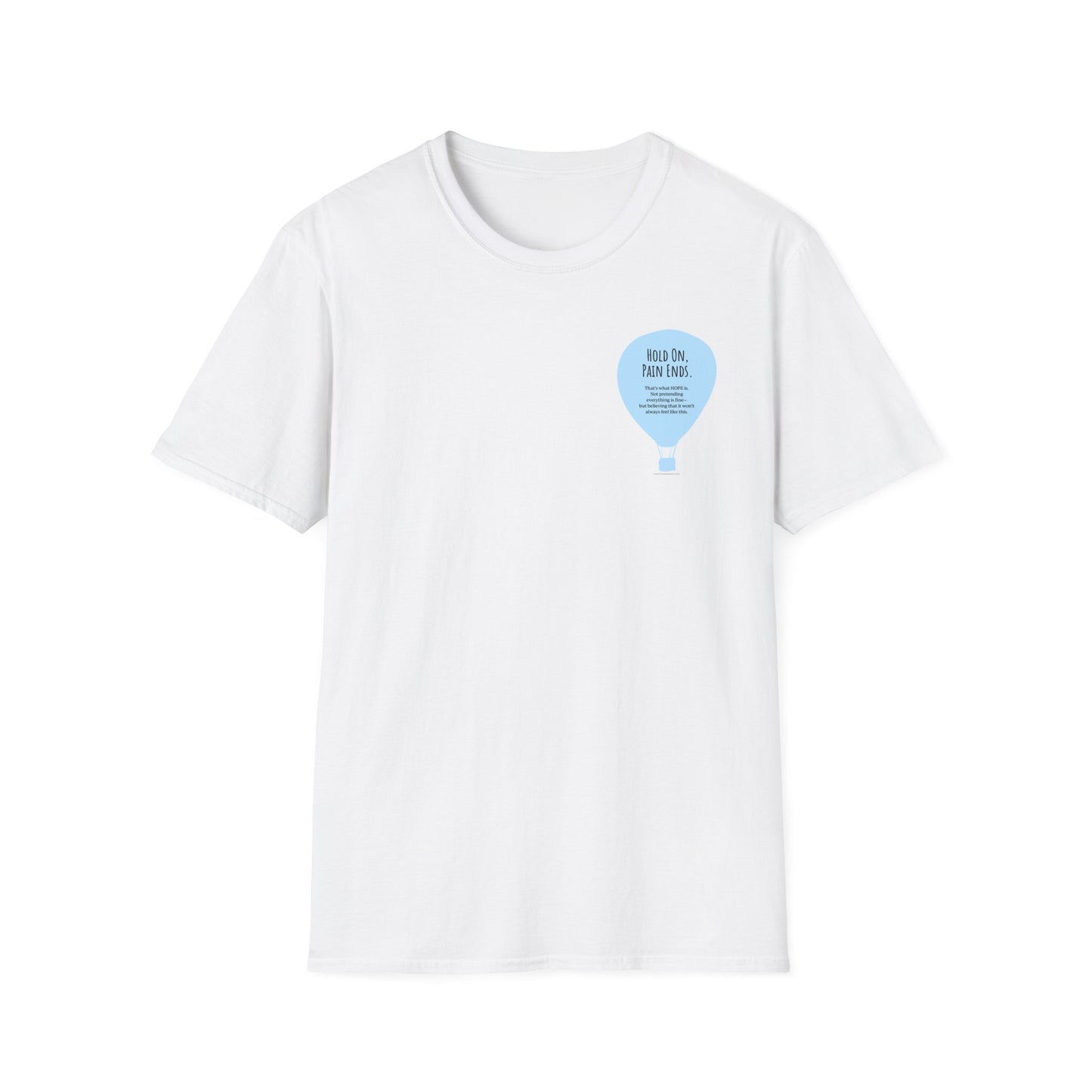Balloon (front chest) / Put Some Life In Your Life (back) Unisex T-Shirt