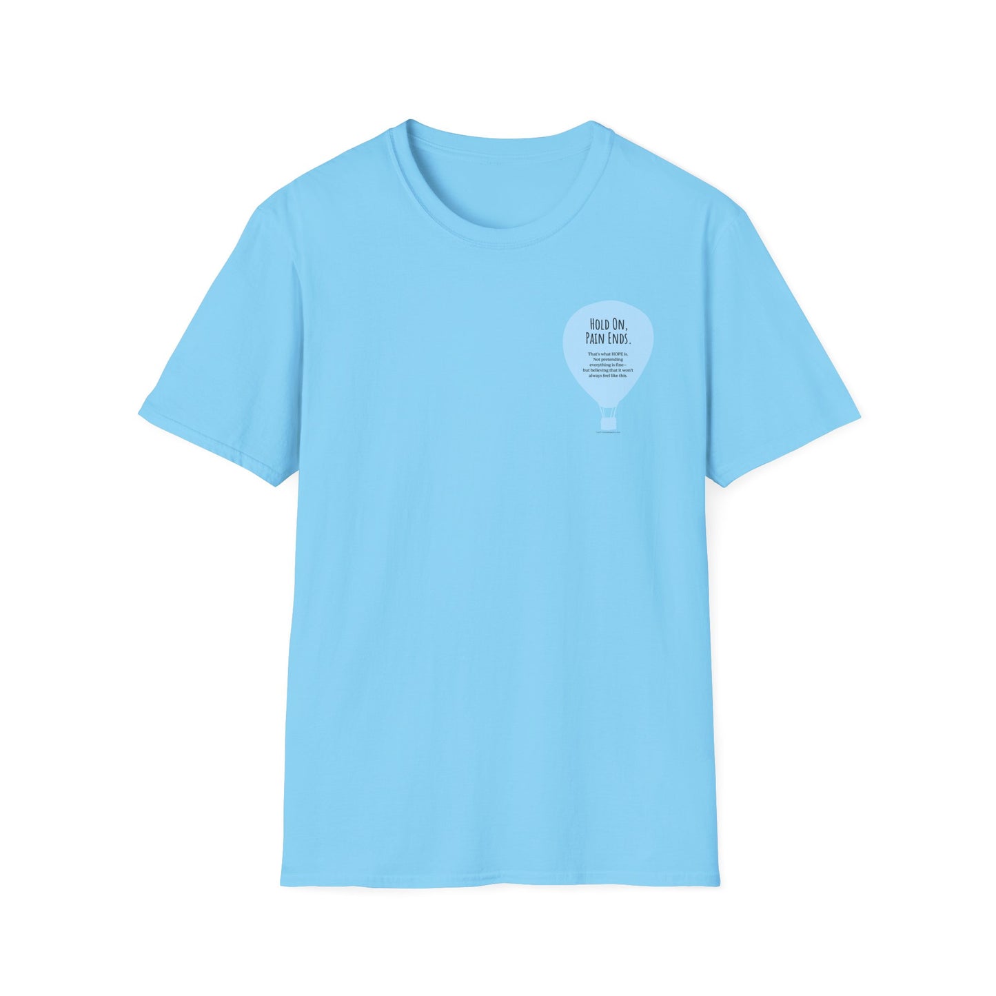 Balloon (front chest) / Put Some Life In Your Life (back) Unisex T-Shirt