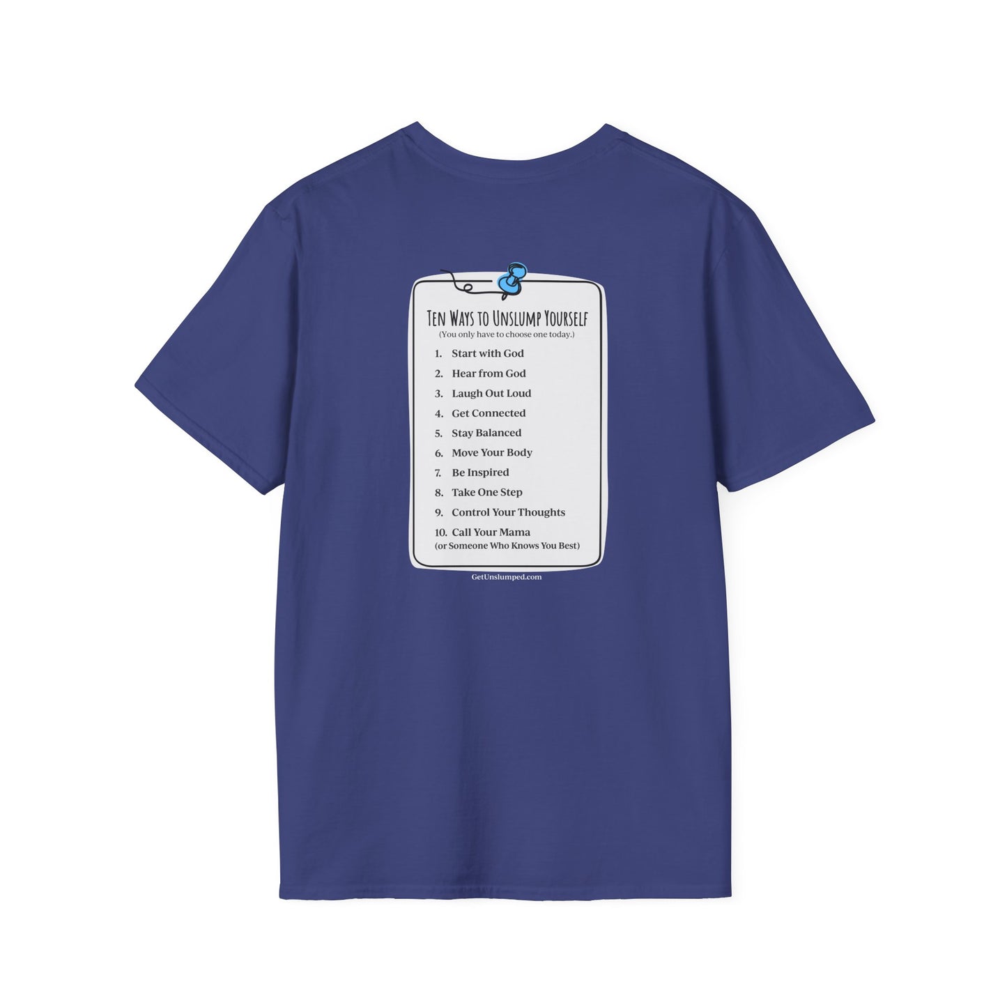 "You matter" with 10 Ways List Dark Unisex Softstyle T-Shirt