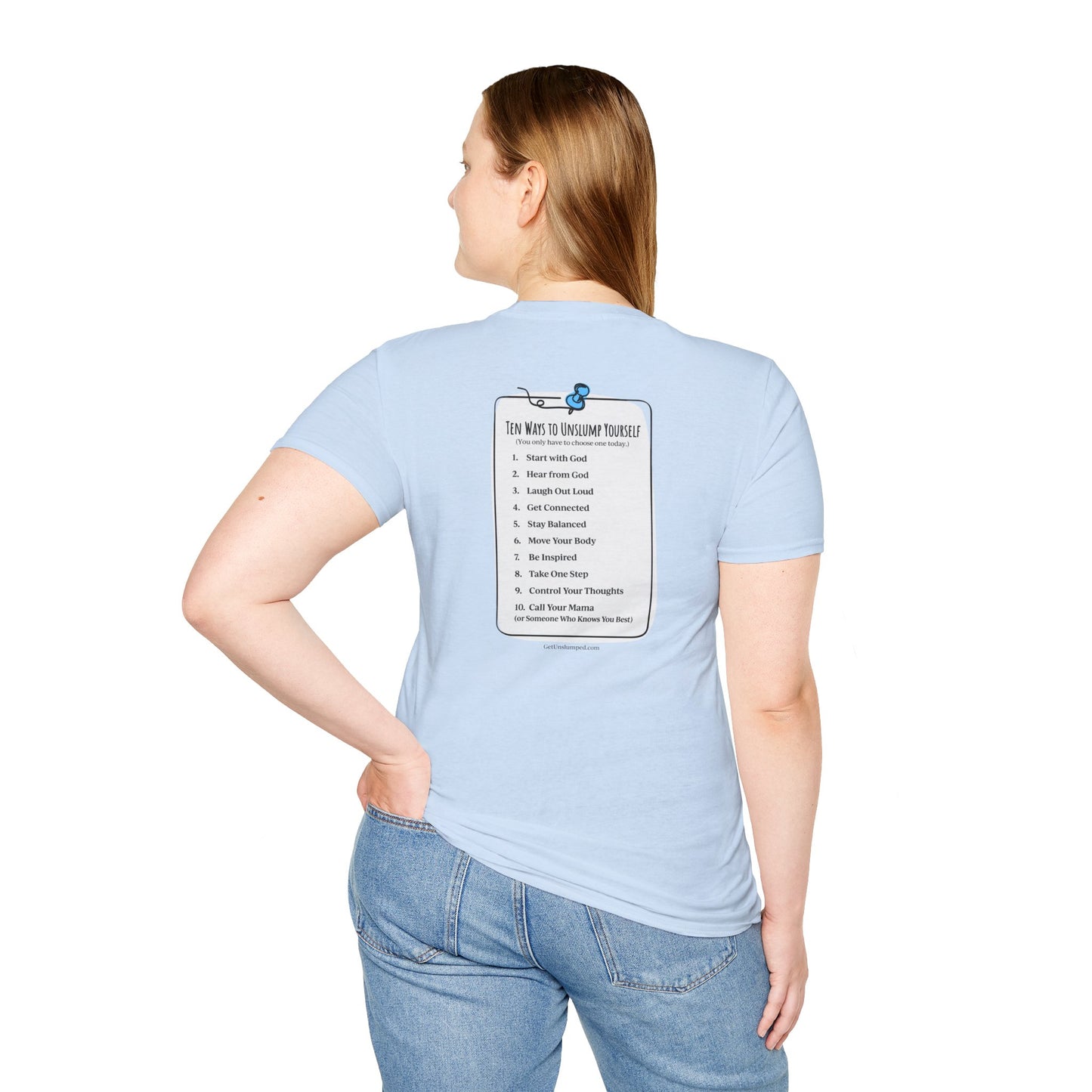 "You Matter" with 10 Ways List Unisex Softstyle T-Shirt