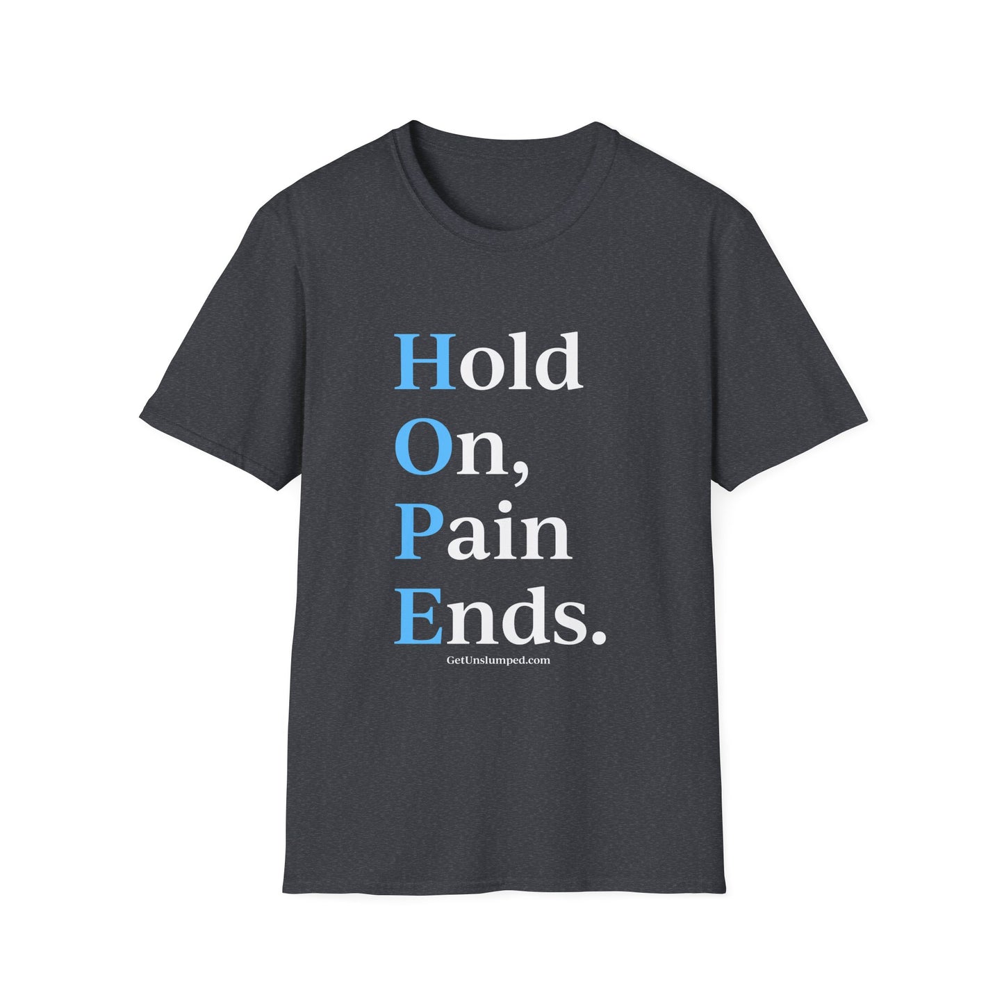 HOPE (front) / Site (back) - Dark Unisex T-Shirts