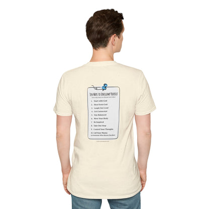 A Work in Progress (front) / The List (back) Light Unisex T-Shirt