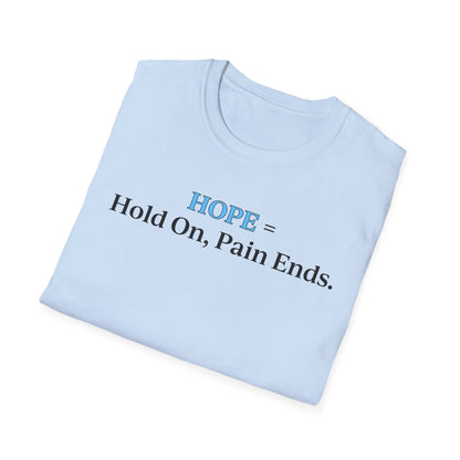 Hope (front only) Unisex t-shirt