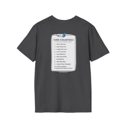 "You matter" with 10 Ways List Dark Unisex Softstyle T-Shirt