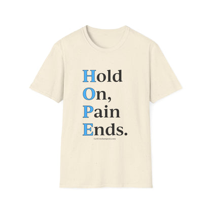 HOPE (front) / Site (back) - Light Unisex T-Shirts