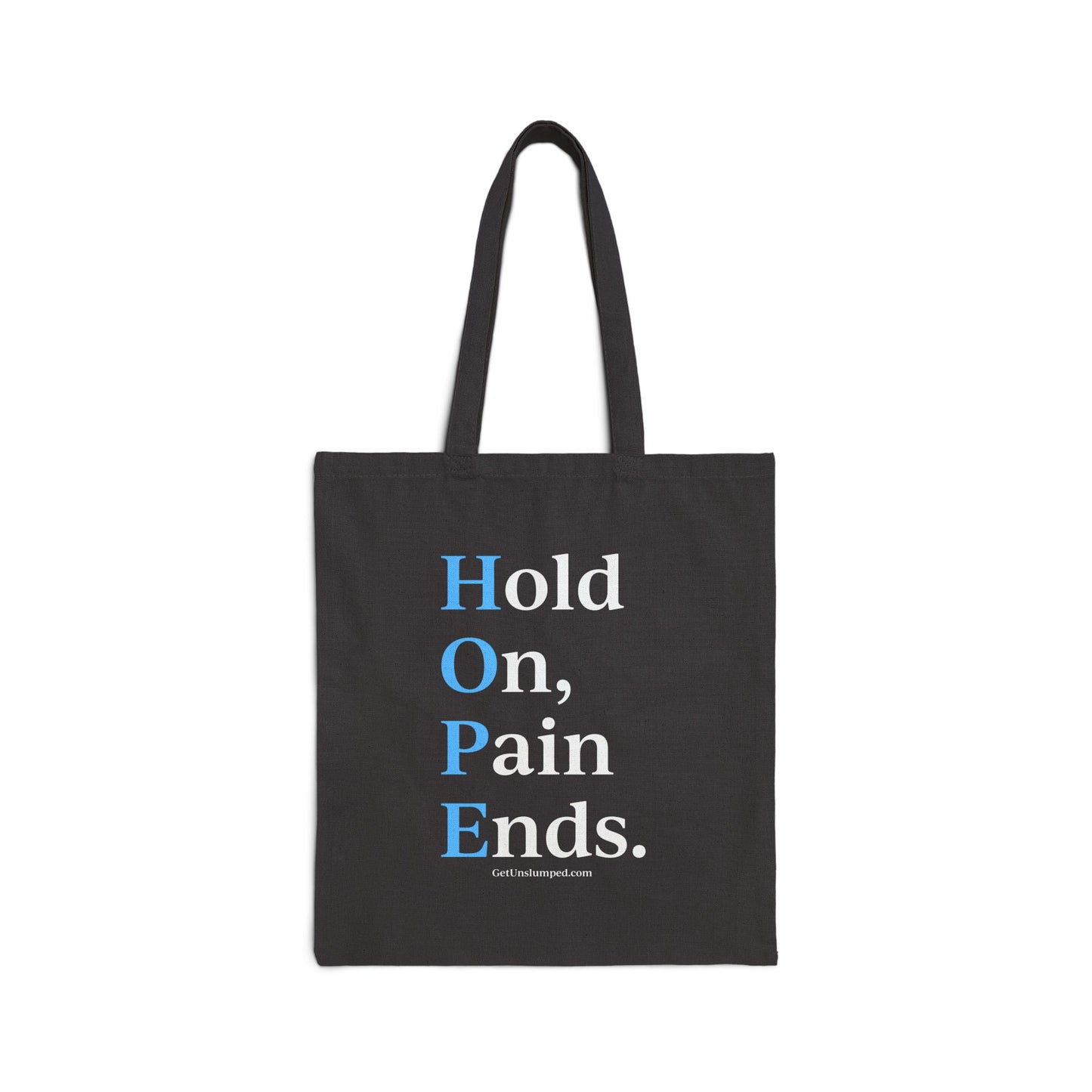 HOPE Canvas Tote Bag in Natural and Black