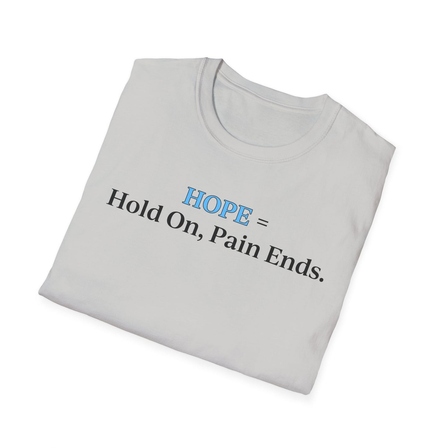 Hope (front only) Unisex t-shirt