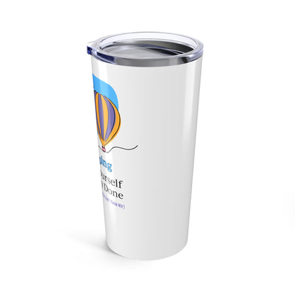Book Title Tumbler 20oz Tumbler - White