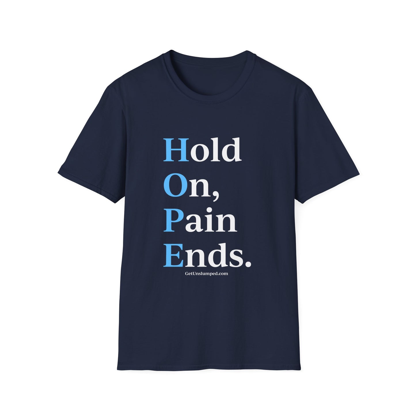 HOPE (front) / Site (back) - Dark Unisex T-Shirts