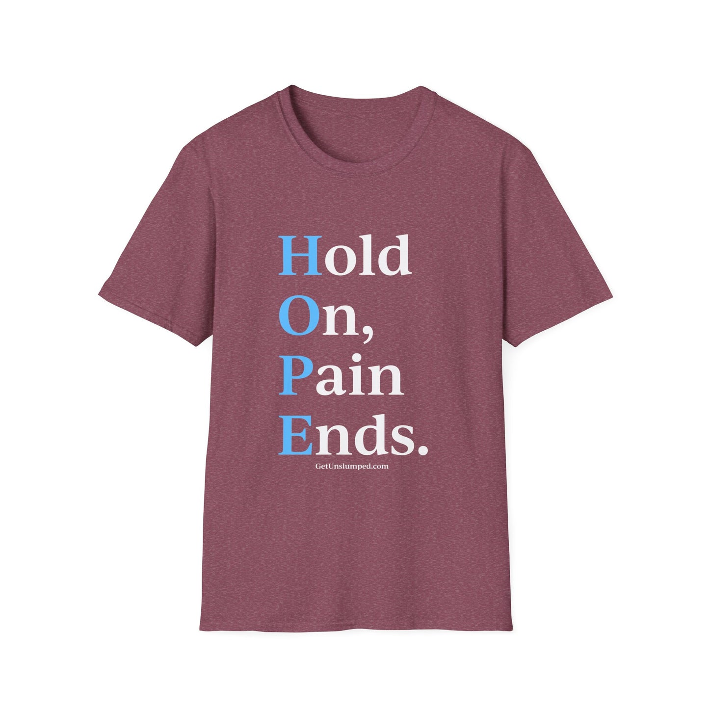 HOPE (front) / Site (back) - Dark Unisex T-Shirts