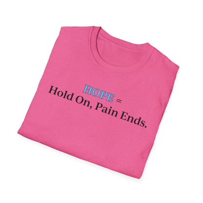 Hope (front only) Unisex t-shirt