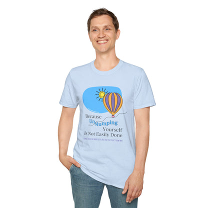 Unslumping Book Cover with 10 Ways List Unisex Softstyle T-Shirt