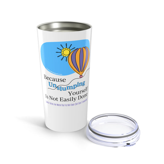 Book Title Tumbler 20oz Tumbler - White