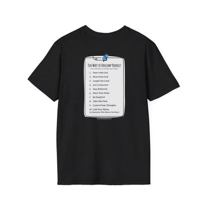 "You matter" with 10 Ways List Dark Unisex Softstyle T-Shirt
