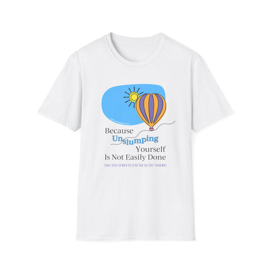 Unslumping Book Cover with 10 Ways List Unisex Softstyle T-Shirt
