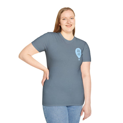 Balloon (front chest) / Put Some Life In Your Life (back) Unisex T-Shirt