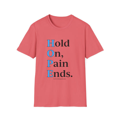 HOPE (front) / Site (back) - Light Unisex T-Shirts