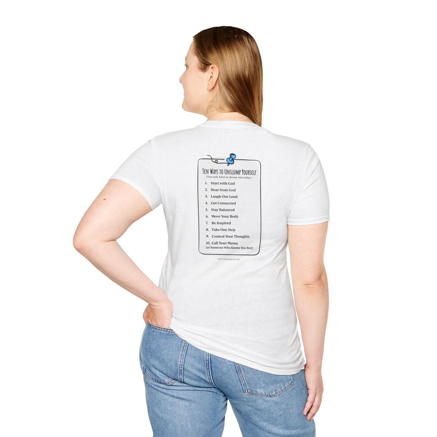 "You Matter" with 10 Ways List Unisex Softstyle T-Shirt