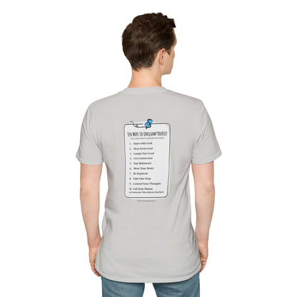 A Work in Progress (front) / The List (back) Light Unisex T-Shirt