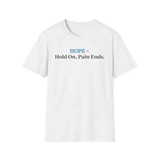 Hope (front only) Unisex t-shirt