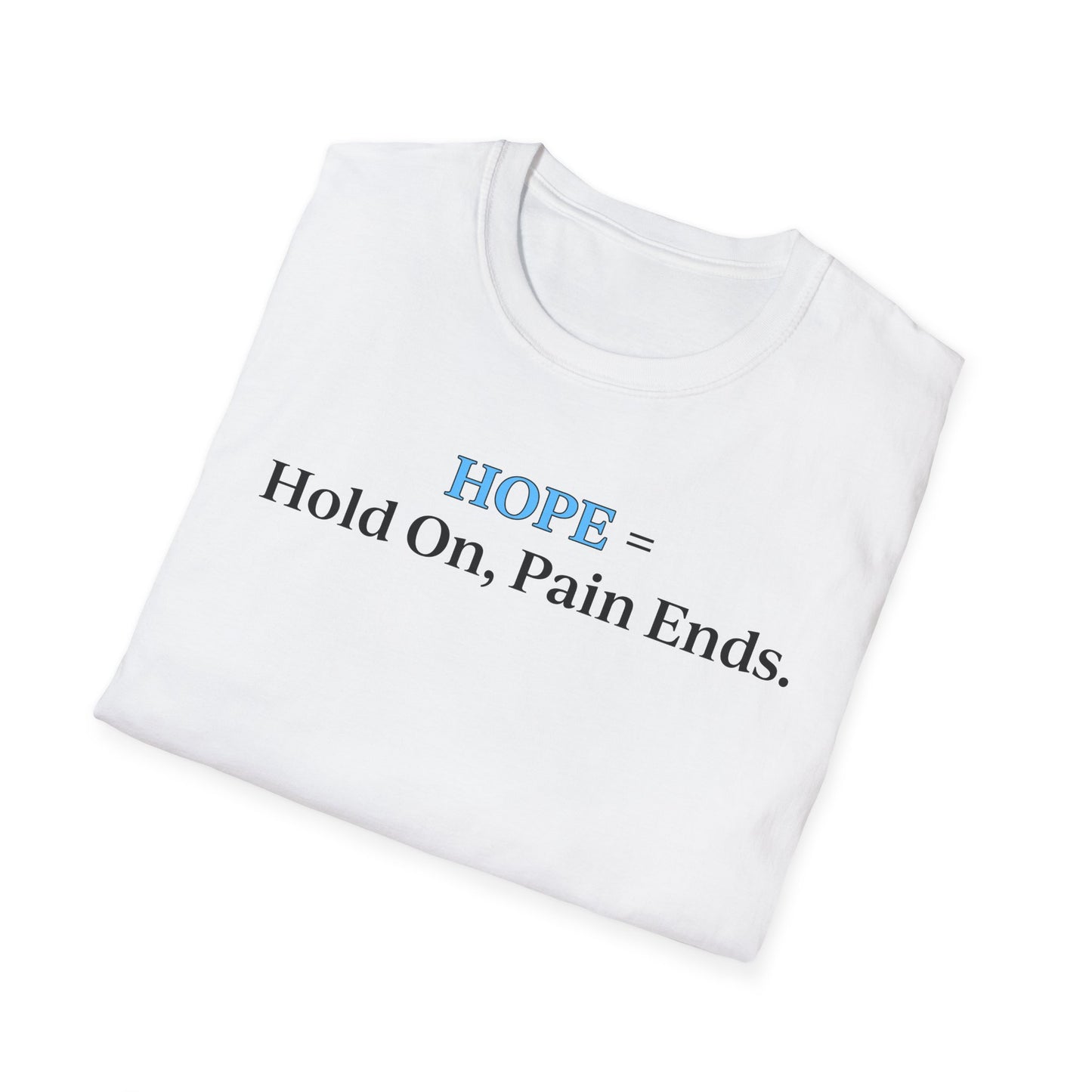 Hope (front only) Unisex t-shirt