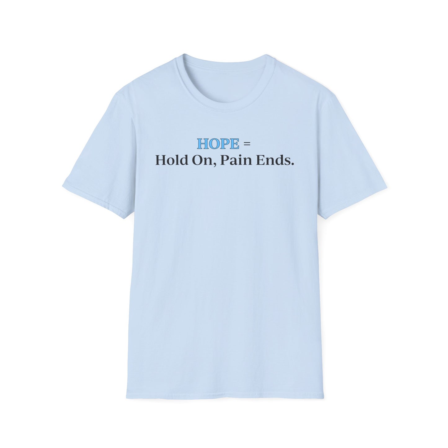 Hope (front only) Unisex t-shirt