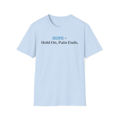 Hope (front only) Unisex t-shirt