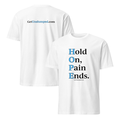 HOPE (front) / Site (back) - Light Unisex T-Shirts