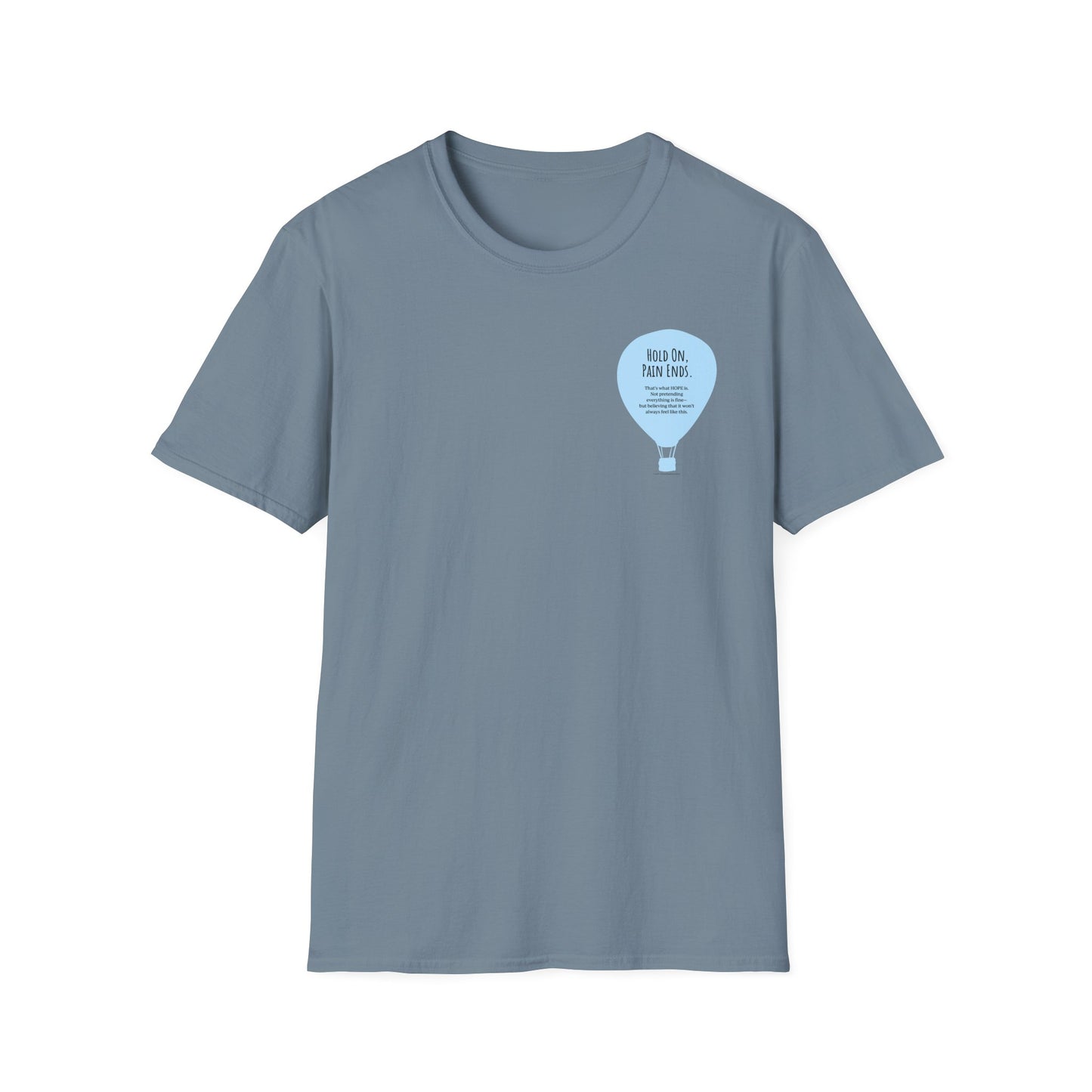 Balloon (front chest) / Put Some Life In Your Life (back) Unisex T-Shirt