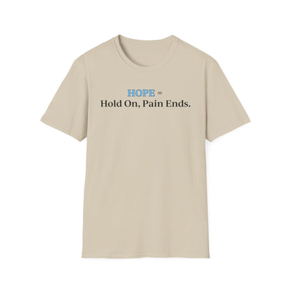 Hope (front only) Unisex t-shirt