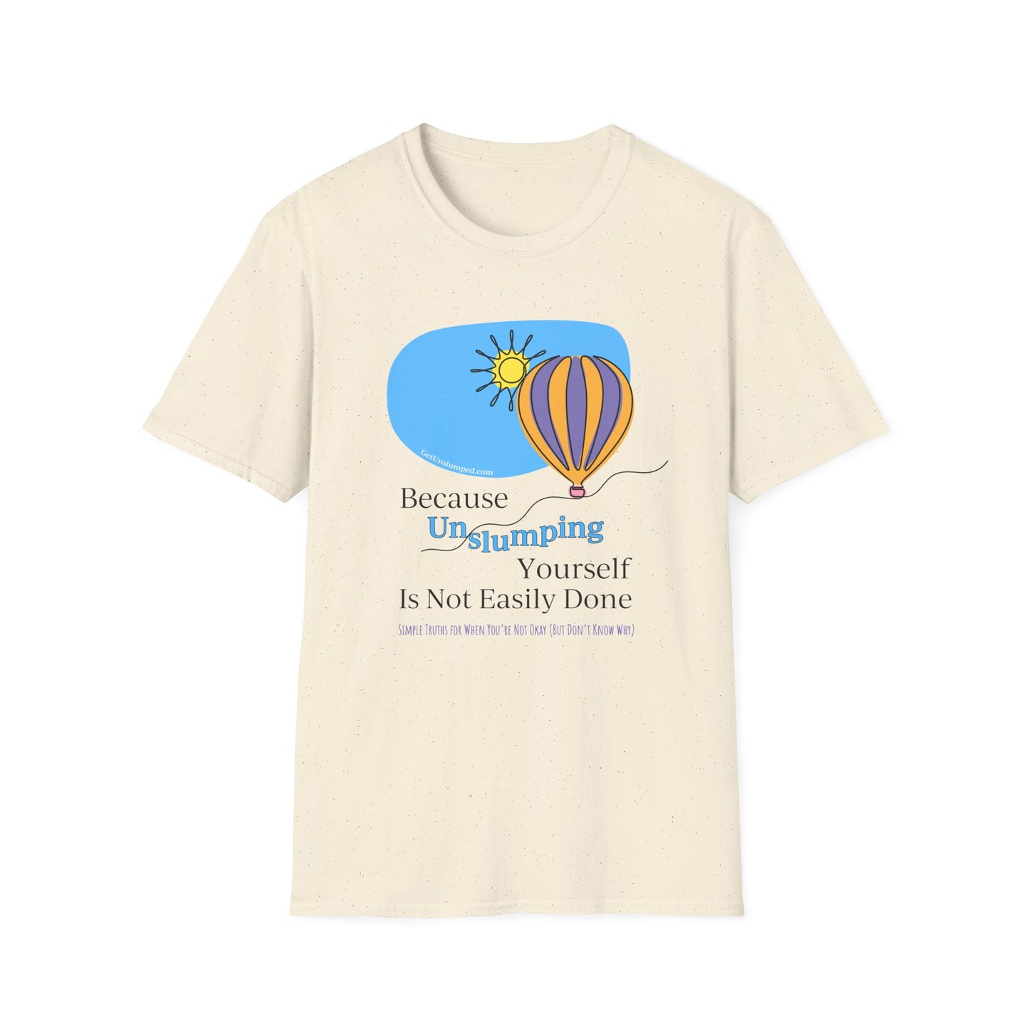 Unslumping Book Cover with 10 Ways List Unisex Softstyle T-Shirt