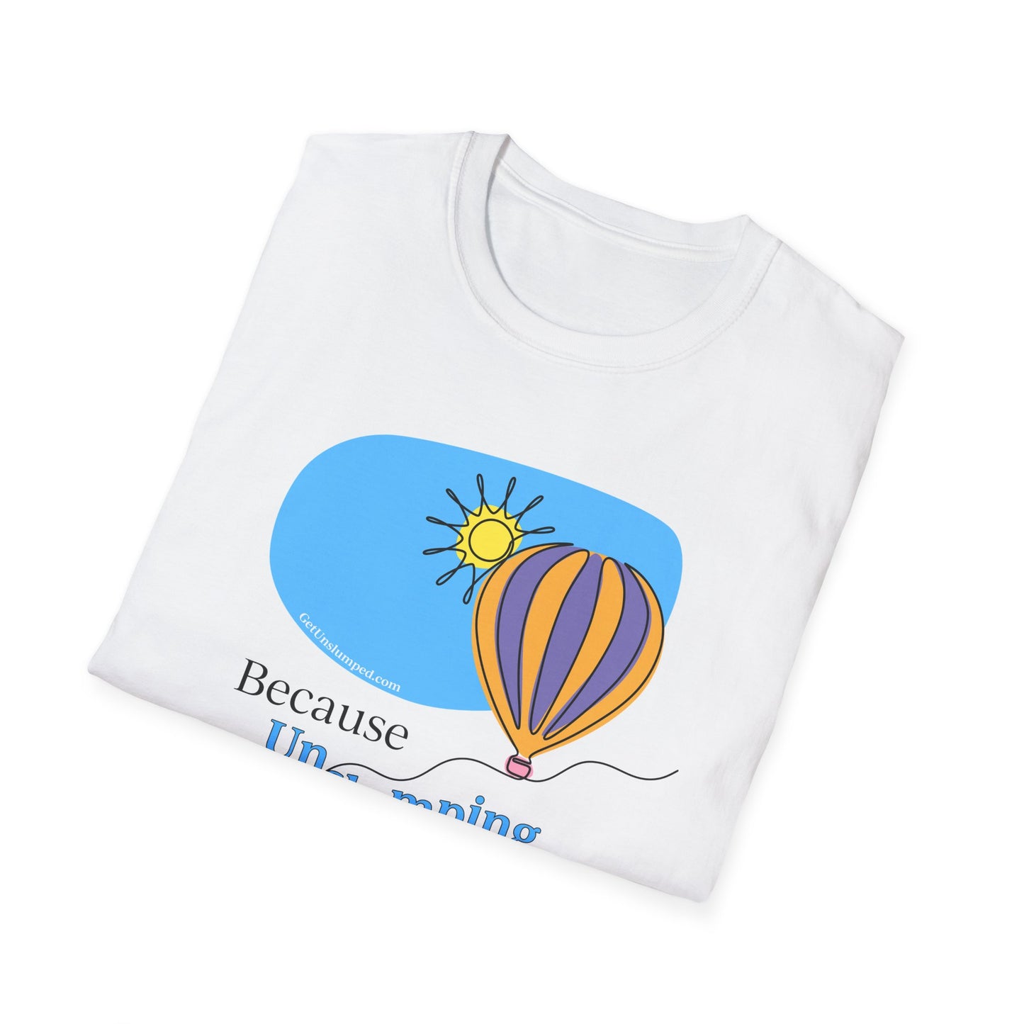 Unslumping Book Cover with 10 Ways List Unisex Softstyle T-Shirt