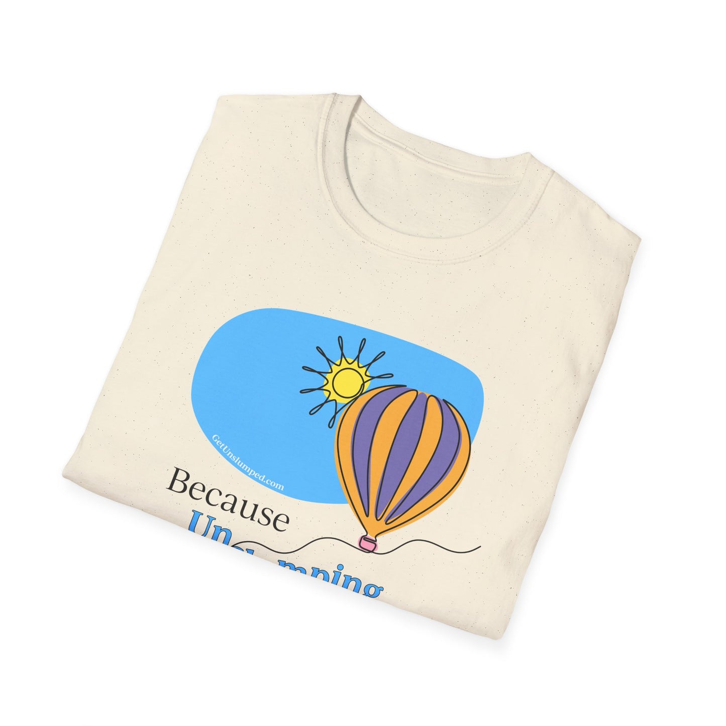 Unslumping Book Cover with 10 Ways List Unisex Softstyle T-Shirt