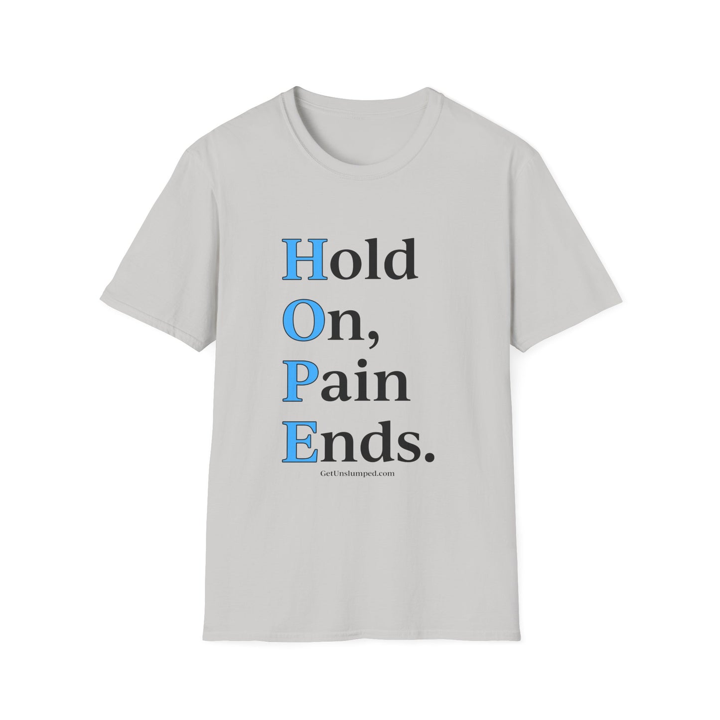 HOPE (front) / Site (back) - Light Unisex T-Shirts
