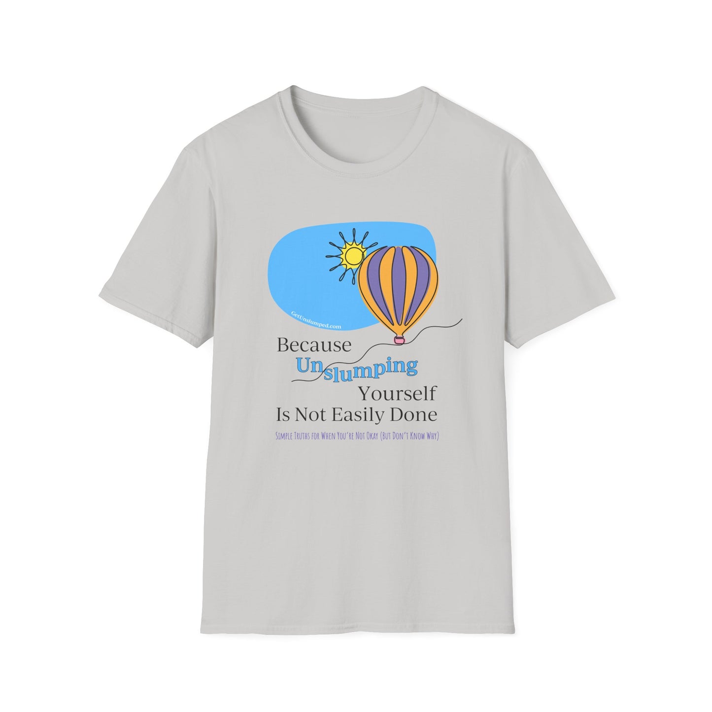 Unslumping Book Cover with 10 Ways List Unisex Softstyle T-Shirt
