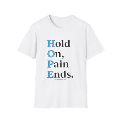 HOPE (front) / Site (back) - Light Unisex T-Shirts