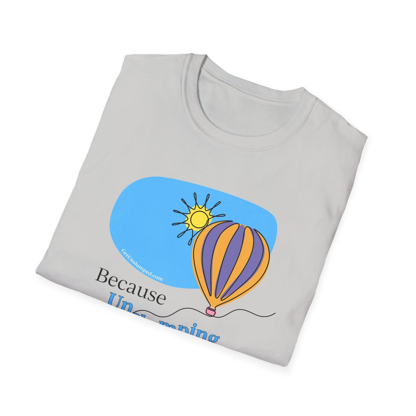 Unslumping Book Cover with 10 Ways List Unisex Softstyle T-Shirt
