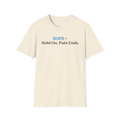 Hope (front only) Unisex t-shirt
