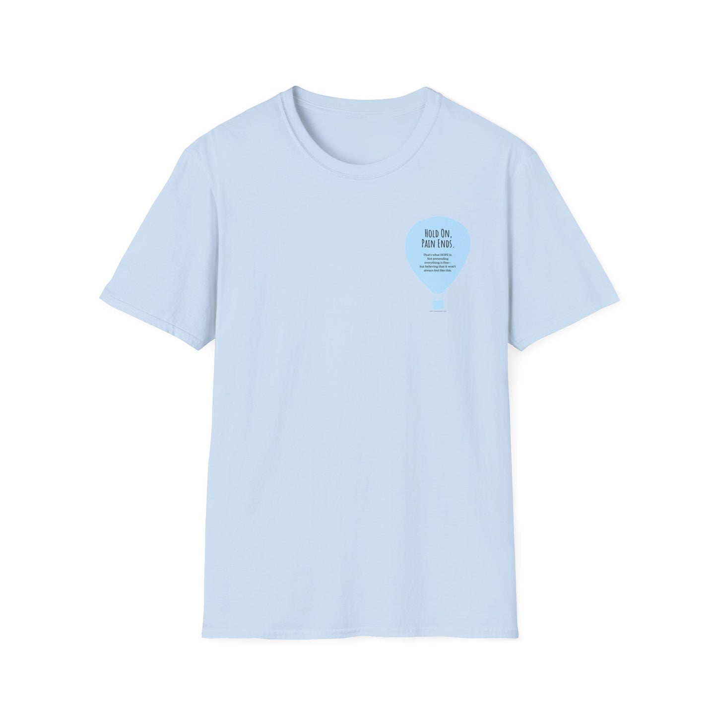 Balloon (front chest) / Put Some Life In Your Life (back) Unisex T-Shirt
